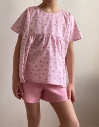 Image 3 of Summer Shorts-pink linen