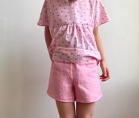 Image 4 of Summer Shorts-pink linen