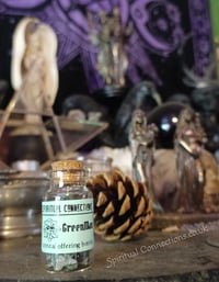 Greenman crystal offering bottle 