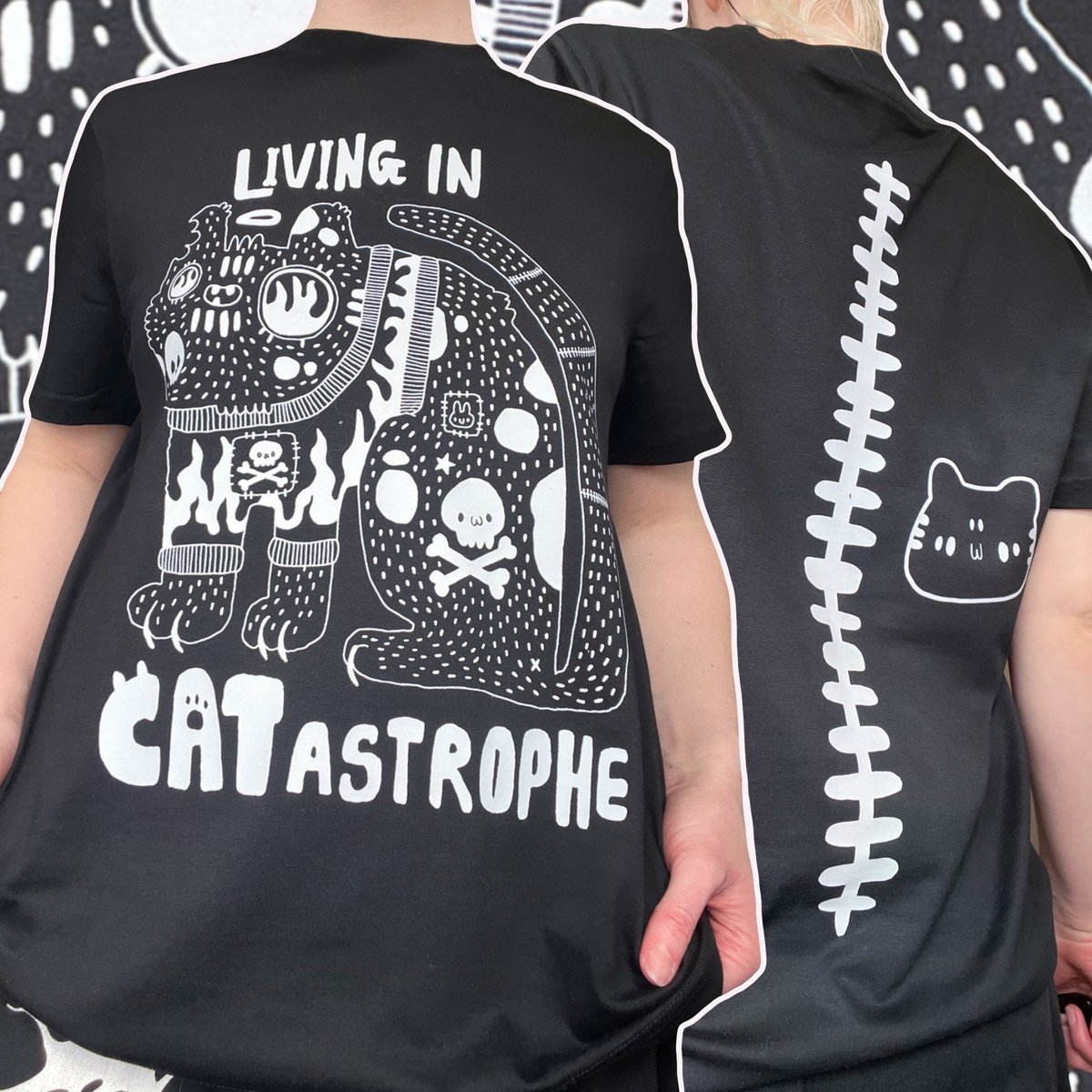 Image of CATastrophe Tee (made 2 order)