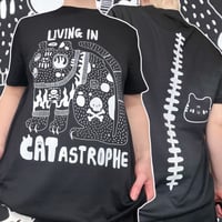 Image 1 of CATastrophe Tee (made 2 order)