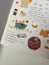Image 2 of Grocery shopping 🍉 🍇 sticker sheet