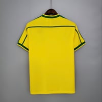 Image 2 of Retro 1998 Brazil Home Shirt