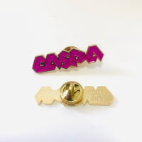Image 3 of (NEW) Caspa Premium Pin Badge & Sticker Set
