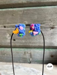 Image 5 of Sugar Blue Confetti Earrings