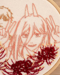 Image 3 of Embroidery - Denji and Power
