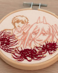 Image 4 of Embroidery - Denji and Power