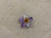 Lilac hair clip flower
