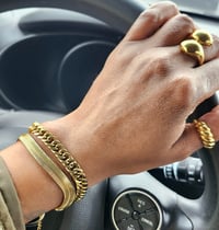 Image 3 of Gold Herringbone Bracelet