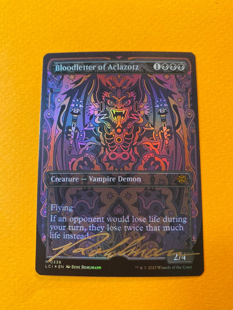 Image of MtG | Bloodletter of Aclazotz | Artist Proof | FOIL