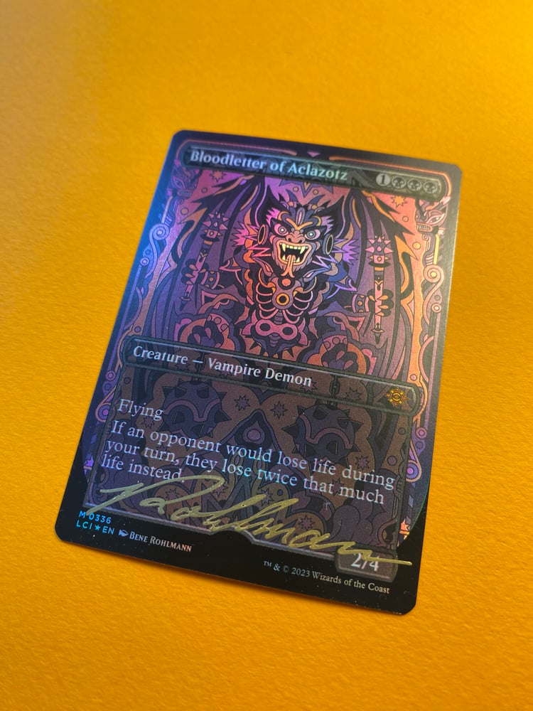 Image of MtG | Bloodletter of Aclazotz | Artist Proof | FOIL