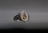 Image 1 of Shell Signet Ring 
