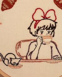 Image 2 of Embroidery - Kiki's tea time