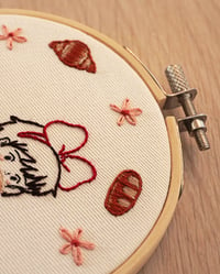 Image 3 of Embroidery - Kiki's tea time