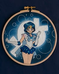 Image 1 of Embroidery - Sailor Mercury