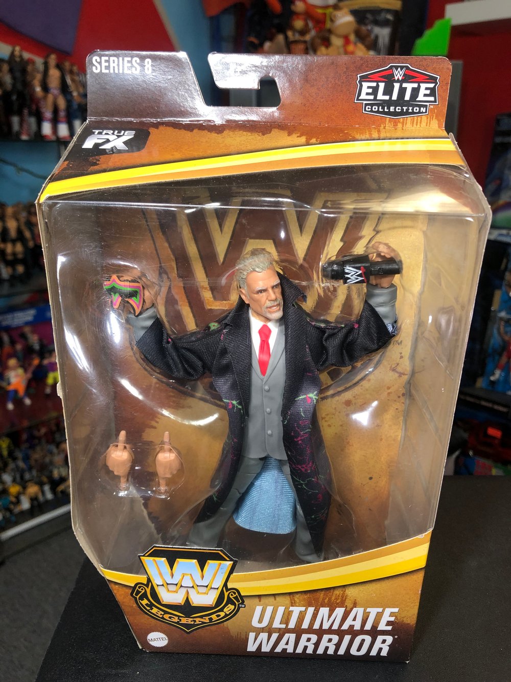 WWE Mattel Elite Legends Series 8 The Ultimate Warrior WWE Mattel Elite Legends Series 8 The Ultimate Warrior