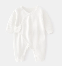 Image 6 of Angel Wing Ribbed Sleepsuit.