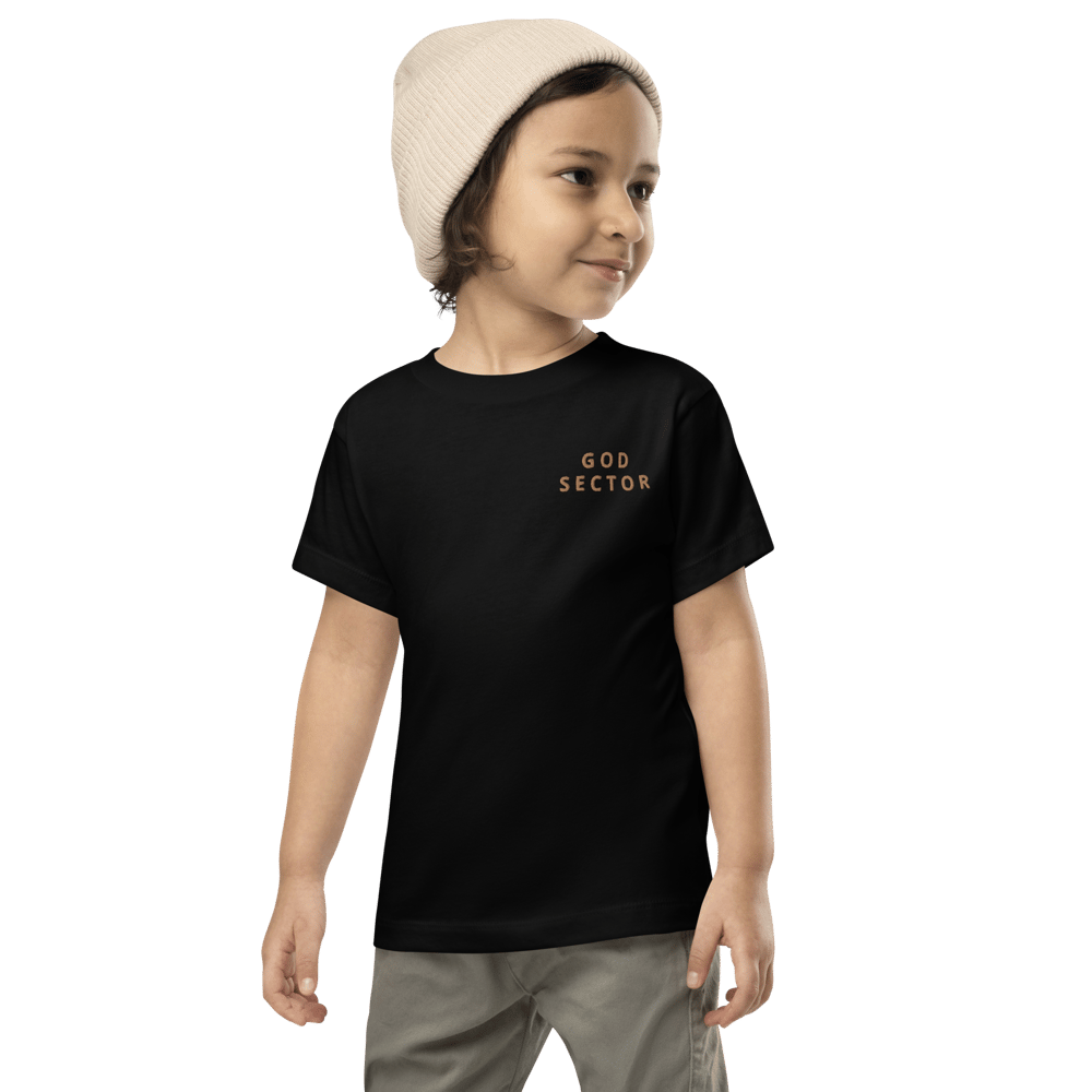 God Sector | Embroidered Toddler Short Sleeve Tee