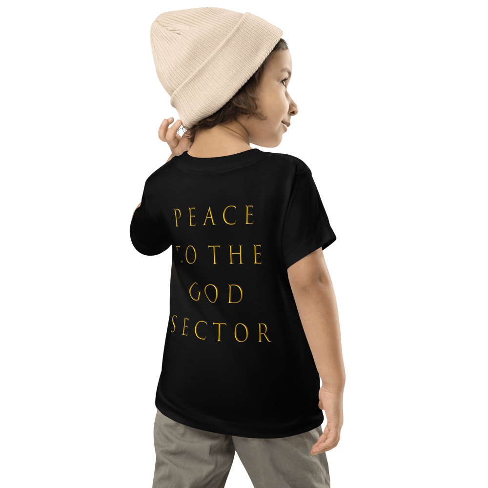 God Sector | Embroidered Toddler Short Sleeve Tee