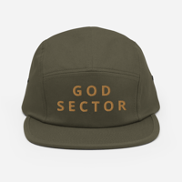 Image 4 of God Sector | embroidered | 5-Panel Cap