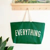 EVERYTHING OVERSIZED TOTE BAG - Green