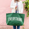 EVERYTHING OVERSIZED TOTE BAG - Green