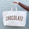 Oversized Tote Bag  - Chocolate