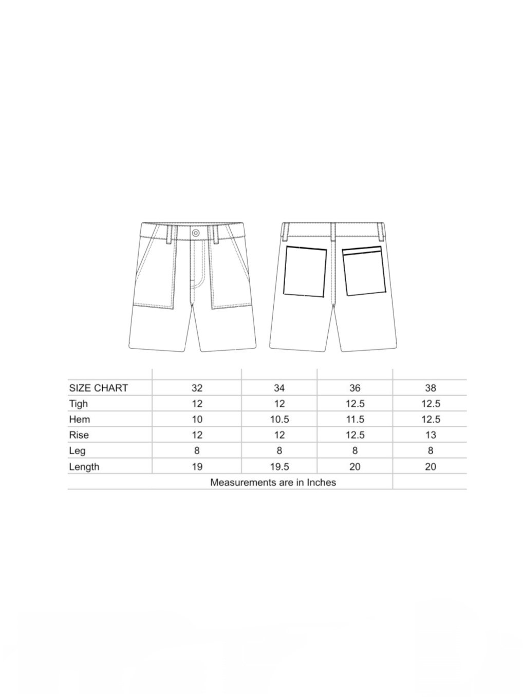 Image of "LLUDDED"FATIGUE SHORTS
