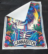 Image 2 of 420 Canabitch Full Color Print Back Patch 