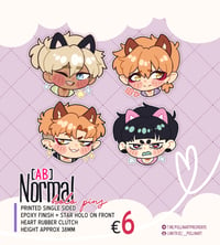 ✦  [PRE-ORDER] - [AB]Normal - holo pins