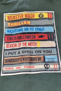 Hit Halloween songs /cassettes Back Patch
