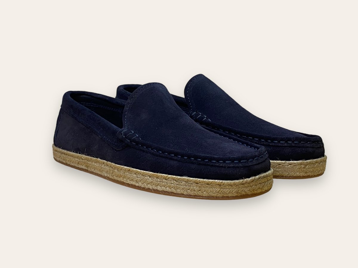 Image of Espadrillas navy suede by Brugnoli