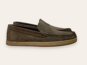 Image of Espadrillas taupe suede by Brugnoli