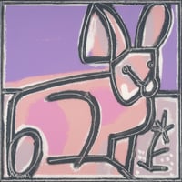 Image 1 of Violet Rabbit by America Martin