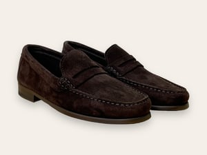 Image of Otto dark brown suede by Brugnoli