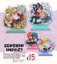Image 1 of ✦  [PRE-ORDER] - GENSHIN SHIP STANDEES