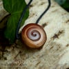 Ancient Yew Spiral Amulet (PE1773)