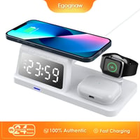 Wireless Charger With Clock Alarm 
