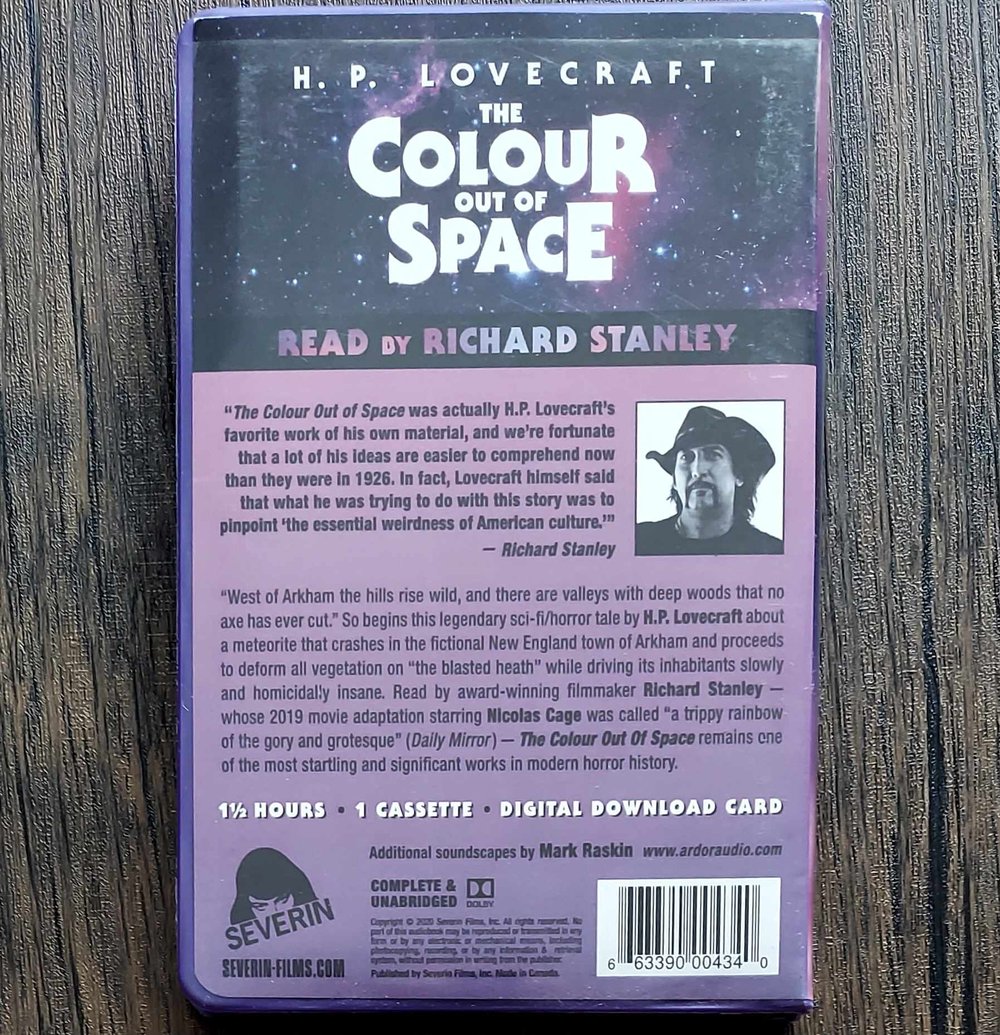 H.P. Lovecraft’s The Colour Out of Space (Audiobook), read by Richard Stanley
