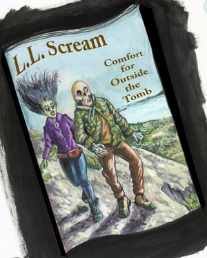 Image of Wacky Packages 2024 Original Painting "L.L. Scream"