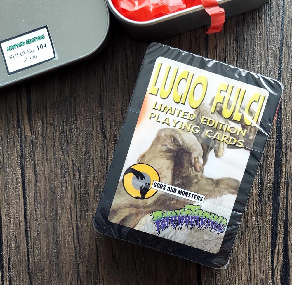 Lucio Fulci Poker Playing Cards – Limited Steelbox Edition - #104 of 300