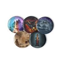 Image 1 of The Zeramin Game Pins (set of 5)