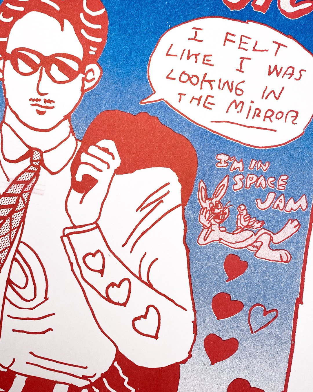 Love Man Risograph Poster | Goodbye Press