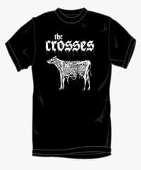 Cow Design Black T-Shirt