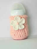Flower Baby Bottle Cover