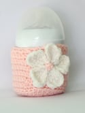 Flower Baby Bottle Cover