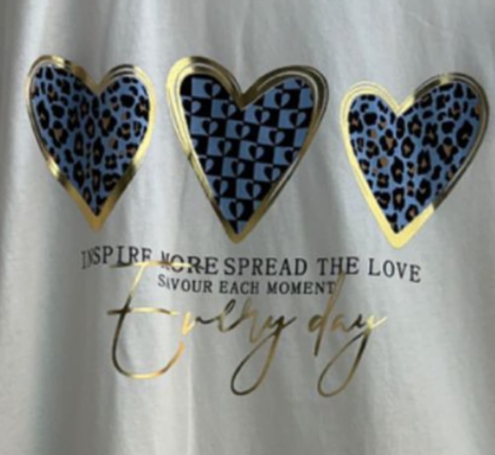 Image of Inspire blue T Shirt