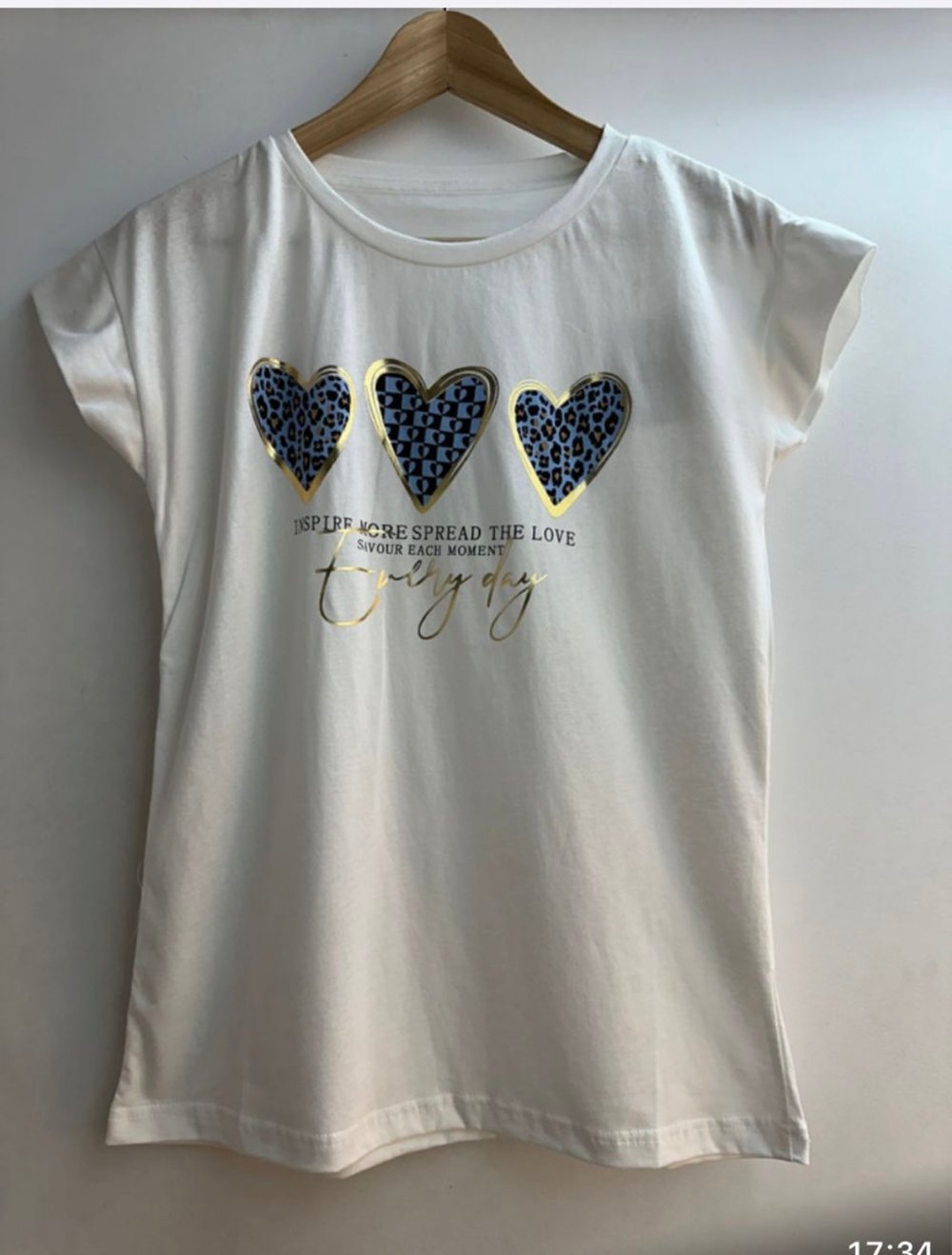 Image of Inspire blue T Shirt
