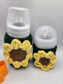 Sunflower Baby Bottle Cover