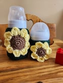 Sunflower Baby Bottle Cover